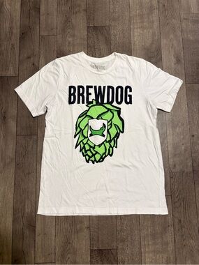 Brewdog Men's White Short Sleeve Logo T-Shirt